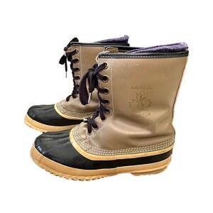 Vintage Sorel Classic Arctic Pac Wool Leather Rubber Outdoor Boots Men’s Size 9